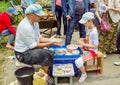 Outdoors pottery workshop